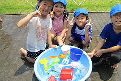 1年生 水遊び