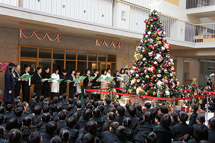 クリスマスツリー点灯式